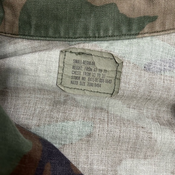 Vintage U.S. Army Camouflage Utility Jacket/Shirt - Picture 7 of 8